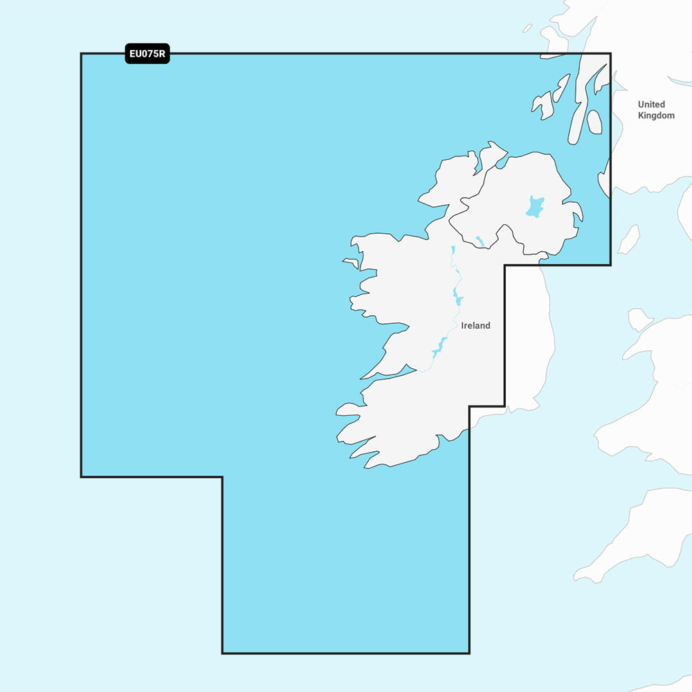 Garmin Navionics NSEU075R  Ireland West Coast  Marine Chart 010C123320