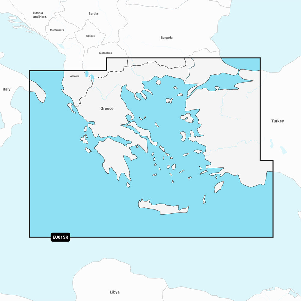 Garmin Navionics NSEU015R  Aegean Sea Sea of Marmara  Marine Chart 010C124020
