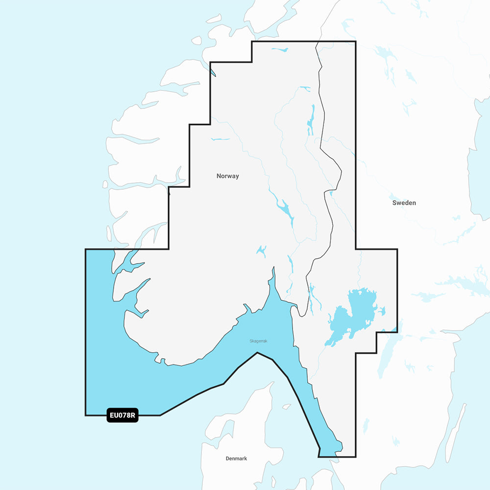 Garmin Navionics NSEU078R  Oslo Skagerrak  Haugesund  Marine Chart 010C124420