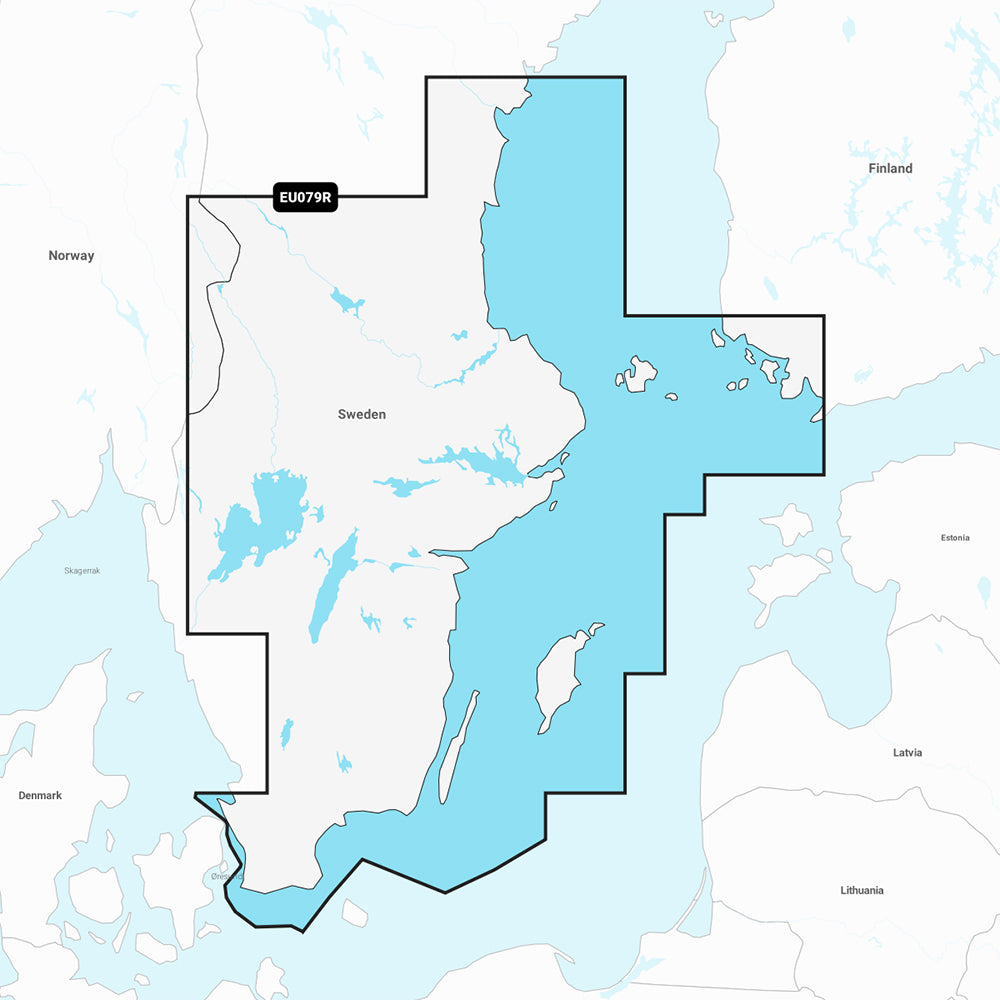 Garmin Navionics NSEU079R  Sweden Southeast  Marine Chart 010C124720