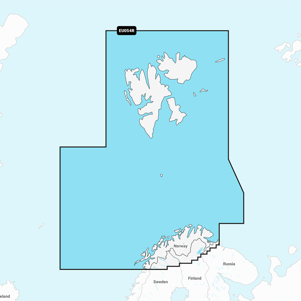 Garmin Navionics NSEU054R  Norway Vestfjorden to Svalbard  Marine Chart 010C125320