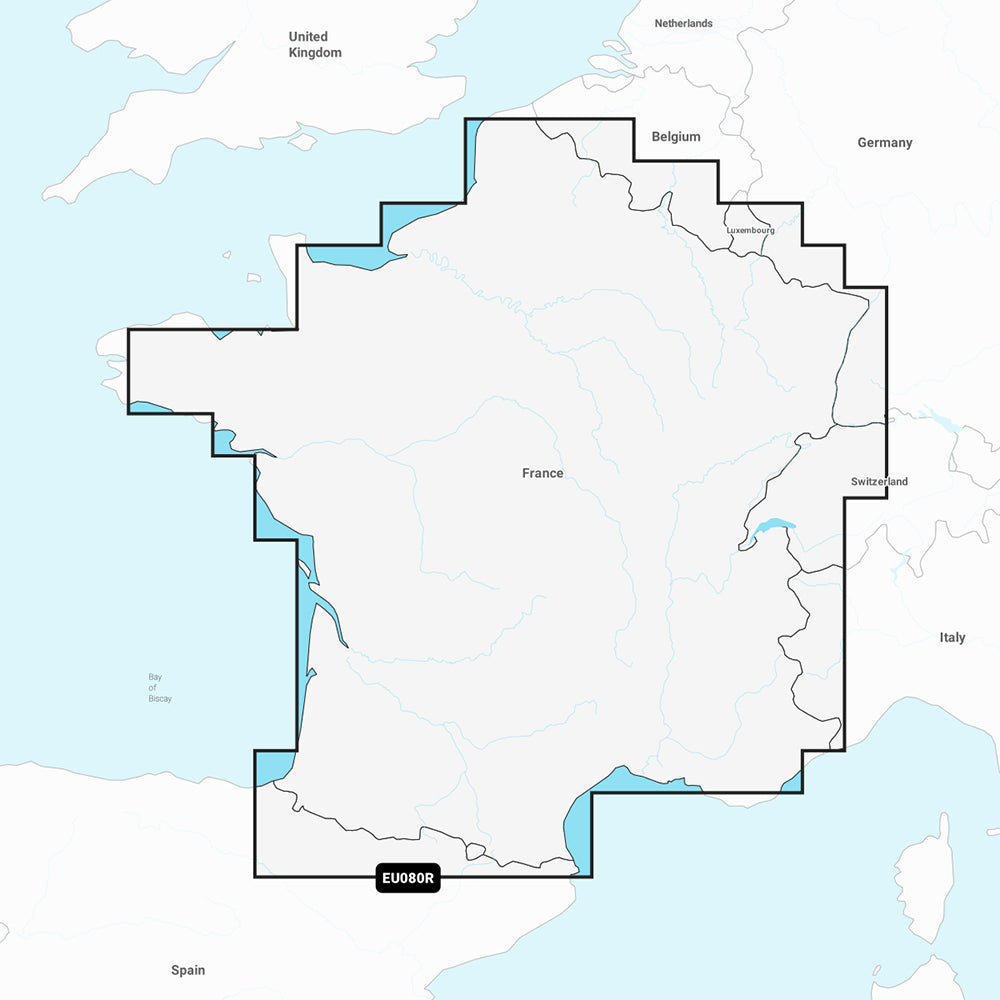 Garmin Navionics NSEU080R  France Lakes  Rivers  Marine Chart 010C125620