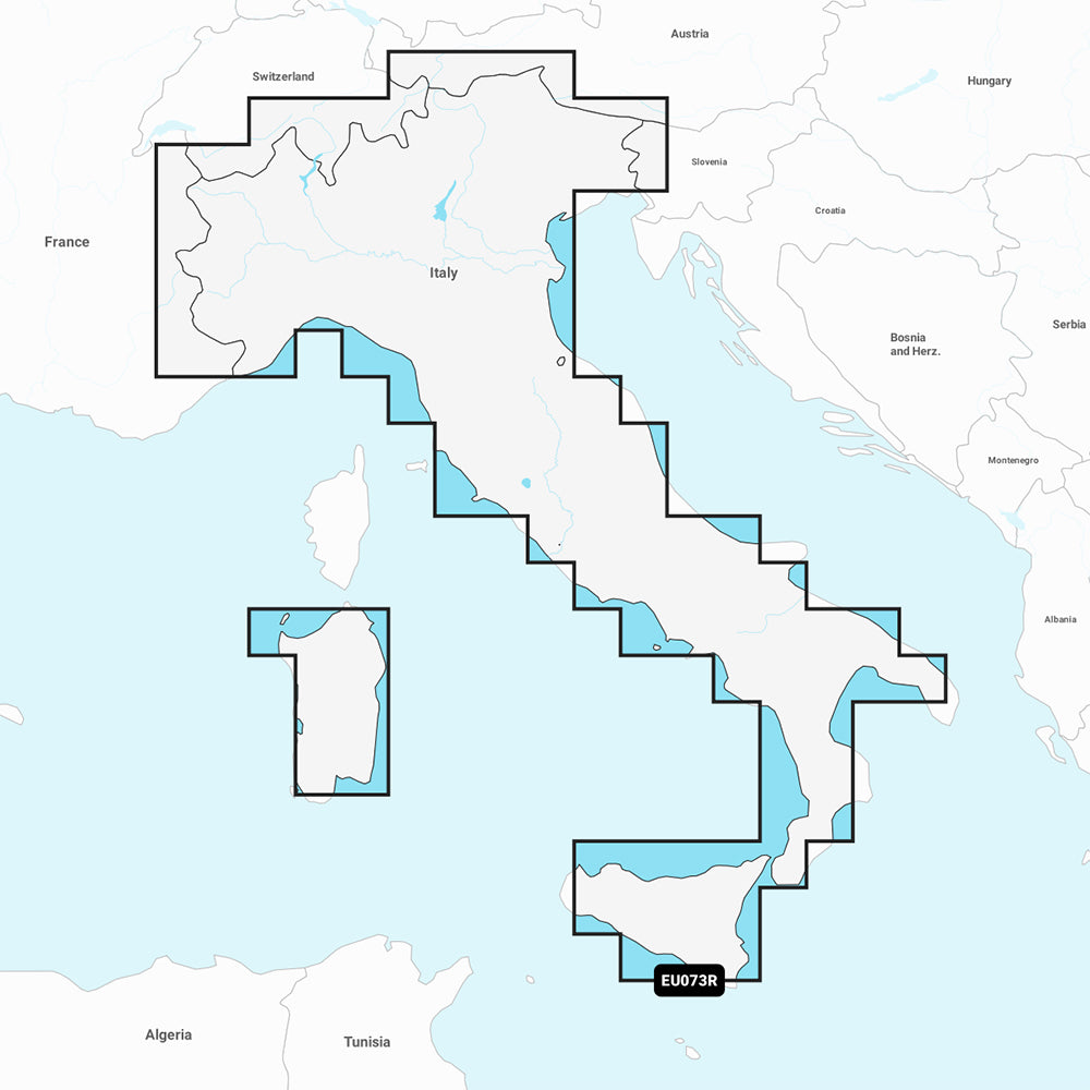 Garmin Navionics NSEU073R  Italy Lakes  Rivers  Marine Chart 010C126820