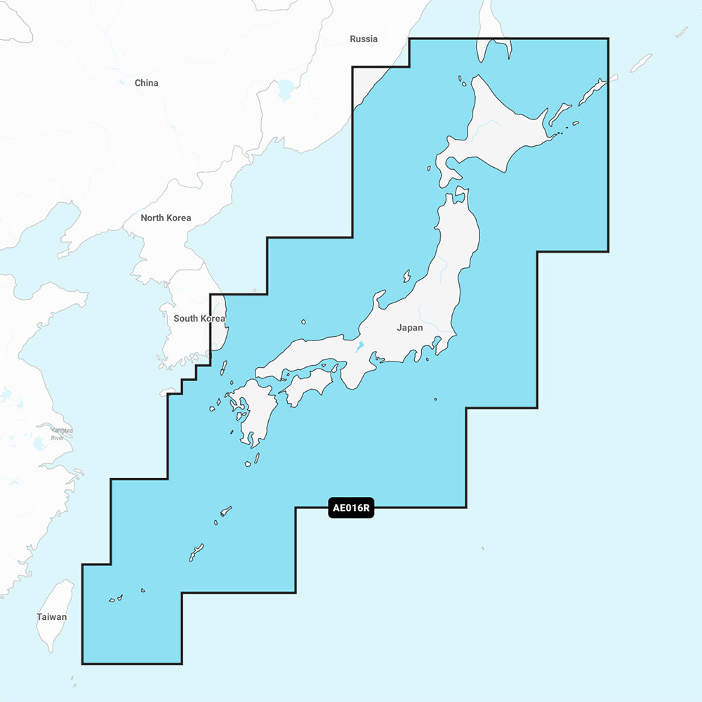 Garmin Navionics Vision NVAE016R  Japan  Lakes and Coast  Marine Chart 010C121500