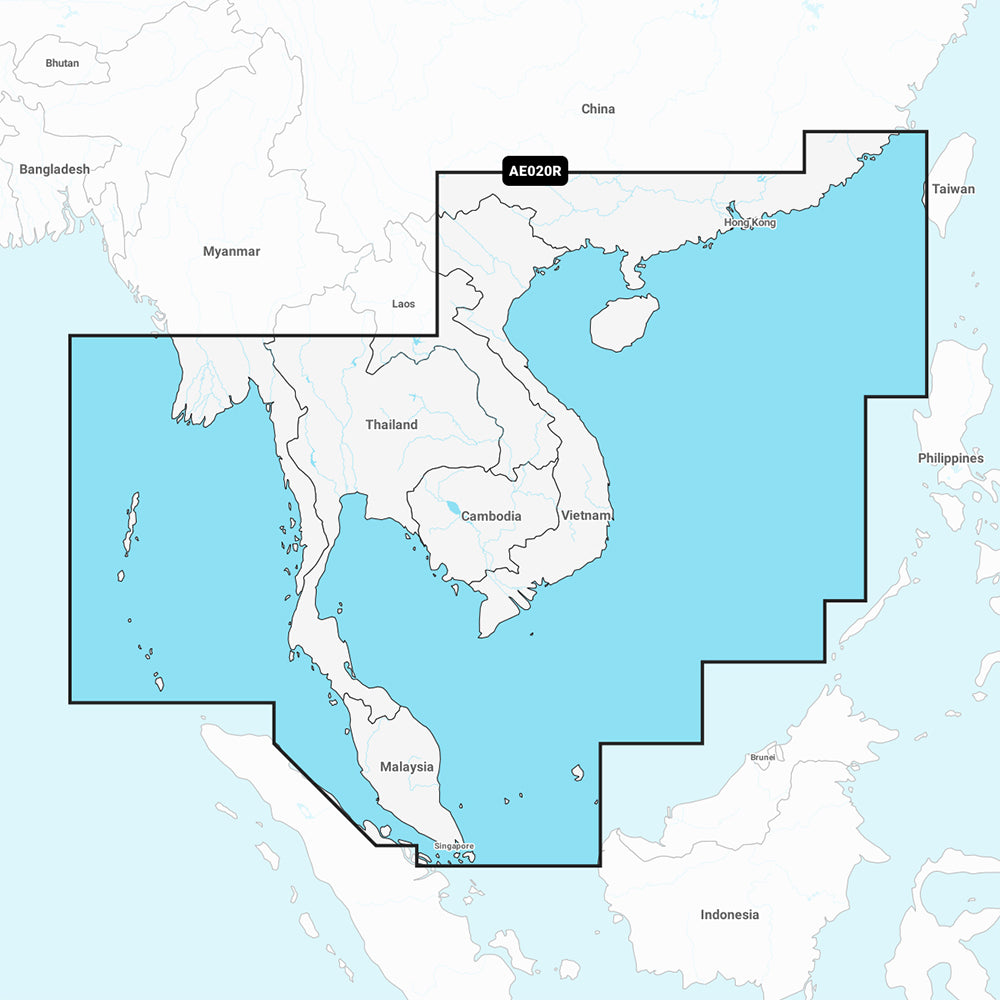 Garmin Navionics Vision NVAE020R  South China  Andaman Seas  Marine Chart 010C121800