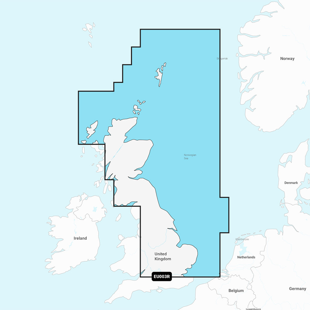 Garmin Navionics Vision NVEU003R  Great Britain Northeast Coast  Marine Chart 010C123100