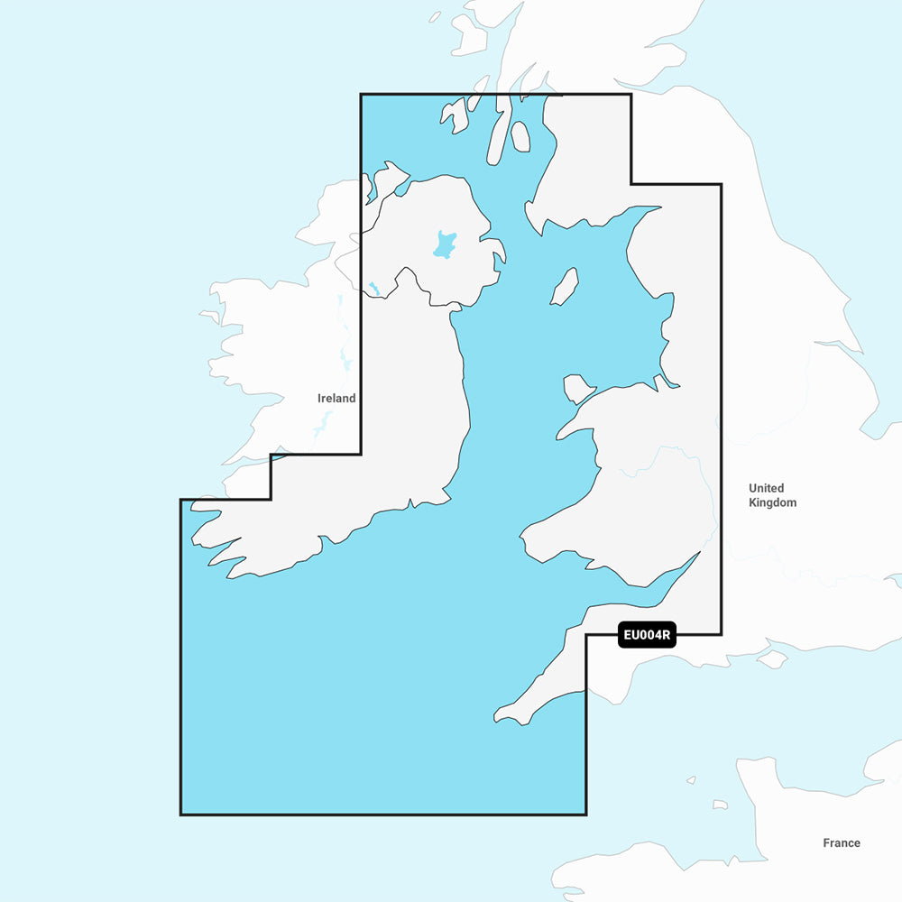 Garmin Navionics Vision NVEU004R  Irish Sea  Marine Chart 010C123200