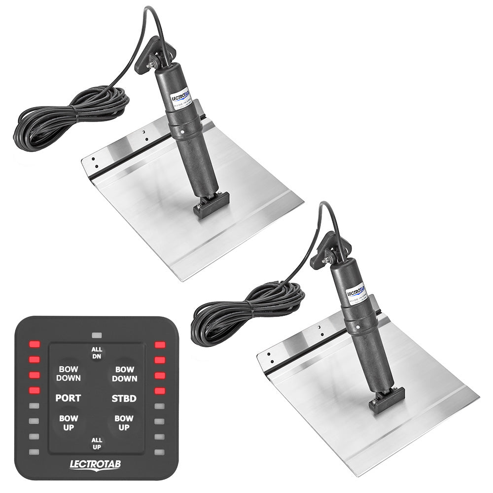 Lectrotab XKA Aluminum Alloy Trim Tab Kit wOneTouch Control  12 x 12 XKASL12X12A