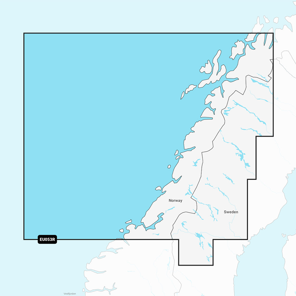 Garmin Navionics Vision NVEU053R  Norway Trondheim to Tromso  Marine Chart 010C125200