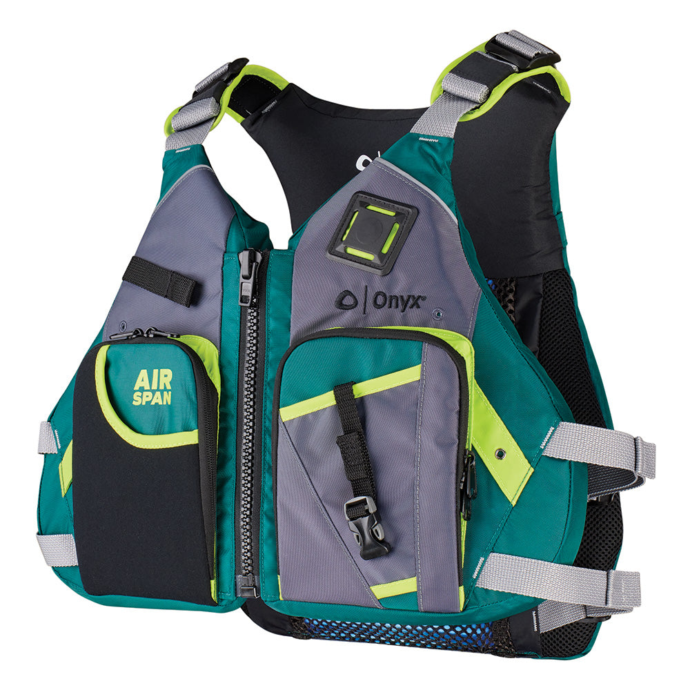 Onyx Airspan Angler Life Jacket  XSSM  Green 12320040002023