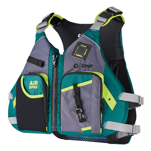 Onyx Airspan Angler Life Jacket  XSSM  Green 12320040002023