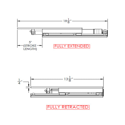 TACO 1318 x 10 Electric Seat Slide M201013E