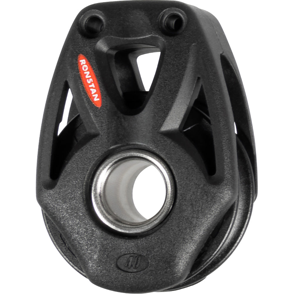 Ronstan Series 40 Orbit Single Rotating Snatch Block wBecket  Lashing Option RF48109