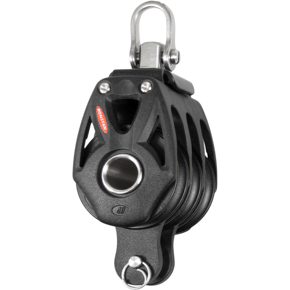 Ronstan Series 40 Orbit BB Triple Block wBecket  Swivel Shackle RF48310