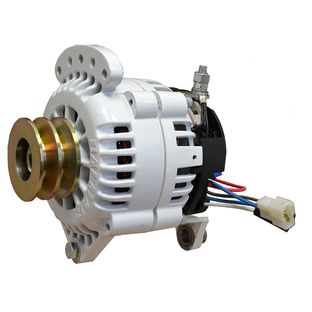 Balmar Alternator 120 AMP 12V 4 Dual Foot Saddle Dual Pulley wIsolated Ground 604120DV
