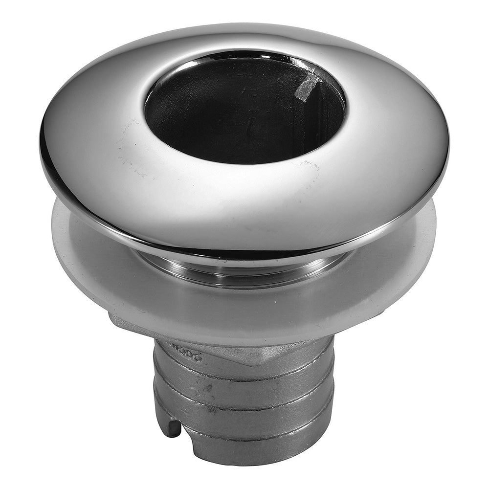 Attwood Stainless Steel ThruHull Short Straight Barbed  114 Inner Diameter 665443