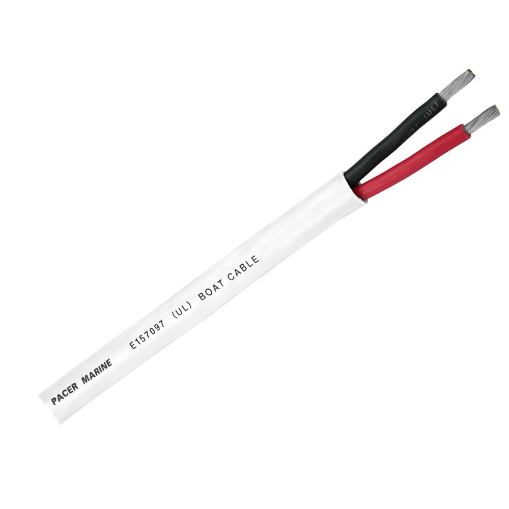 Pacer Duplex 2 Conductor Cable  250  162 AWG  Round Cable  Red Black WR162DC250