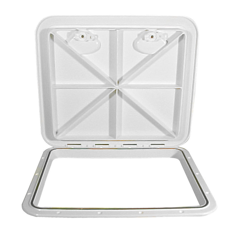 Beckson 18x21 Rectangular Hatch  White  ASA Material Acrylonitrile Styrene Acrylate HT1821AW
