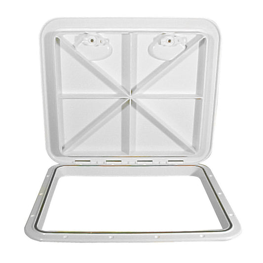 Beckson 18x21 Rectangular Hatch  White  ASA Material Acrylonitrile Styrene Acrylate HT1821AW