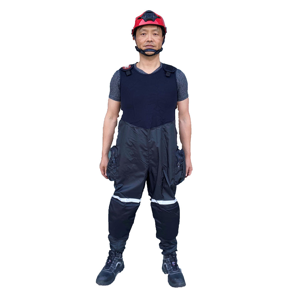 First Watch Responder Utility Waders  BlackGrey  SM FRP800 BKSM