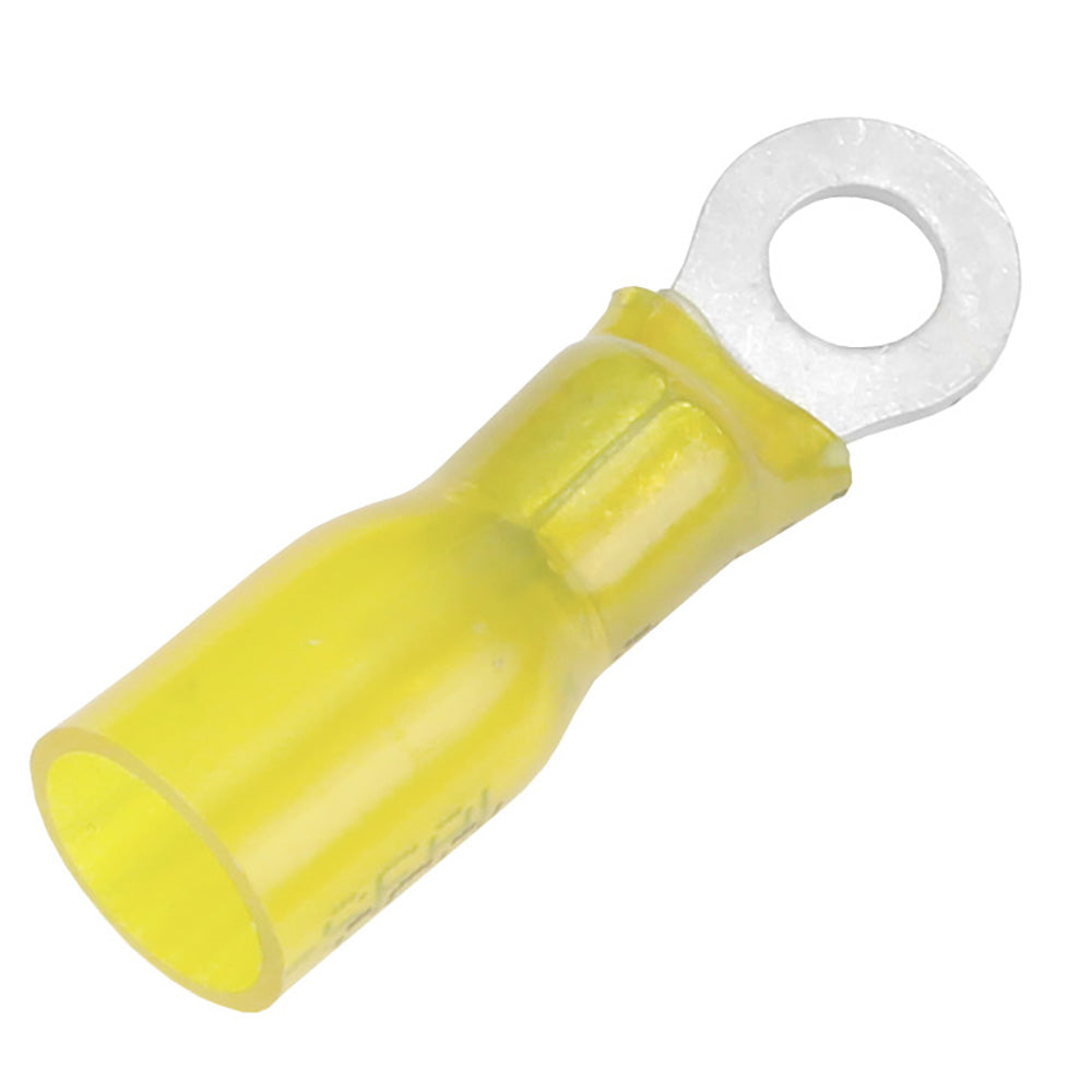 Pacer 1210 AWG Heat Shrink Ring Terminal  8 Stud Size  3 Pack TE108R3