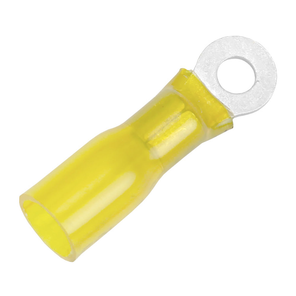 Pacer 1210 AWG Heat Shrink Ring Terminal  10 Stud Size  3 Pack TE1010R3