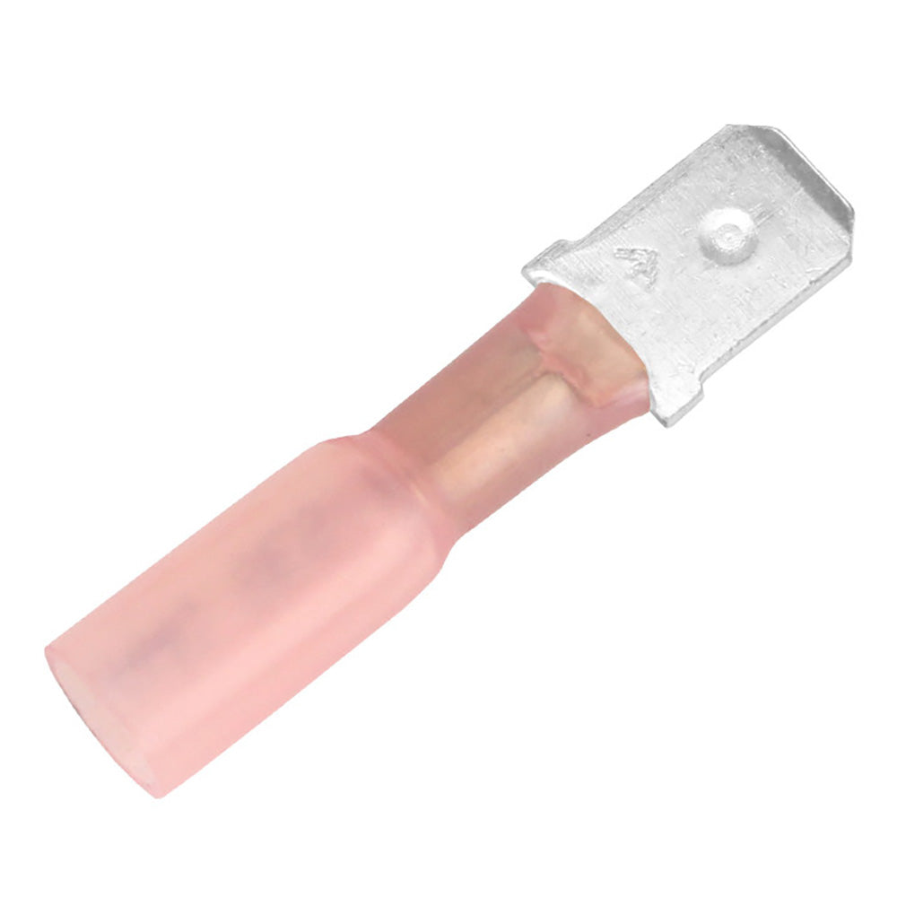 Pacer 2218 AWG Heat Shrink Male Disconnect  3 Pack TDE18250M3