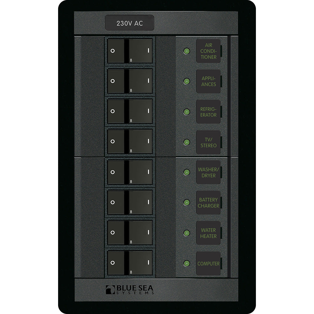 Blue Sea 230 Volt AC 8 Position 360 Panel 1229