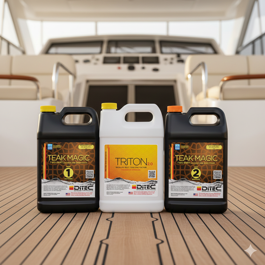 DiTEC Teak Cleaning Bundle for Large Boats